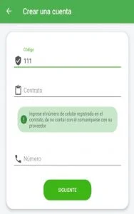 Crear cuenta