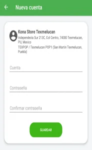 Nueva cuenta